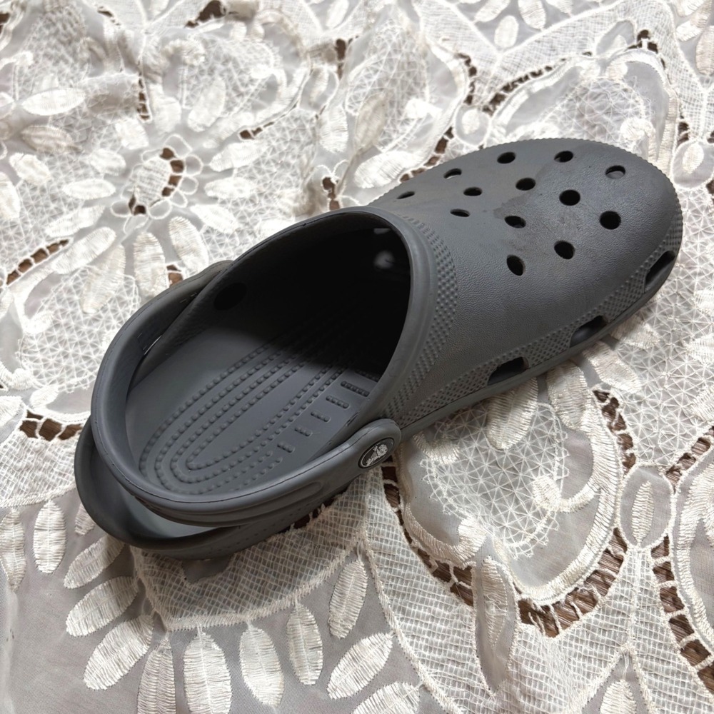 Crocs Classic Clog Grey Mens 8 Womens 10 Amputee Left Shoe Only Replacement
